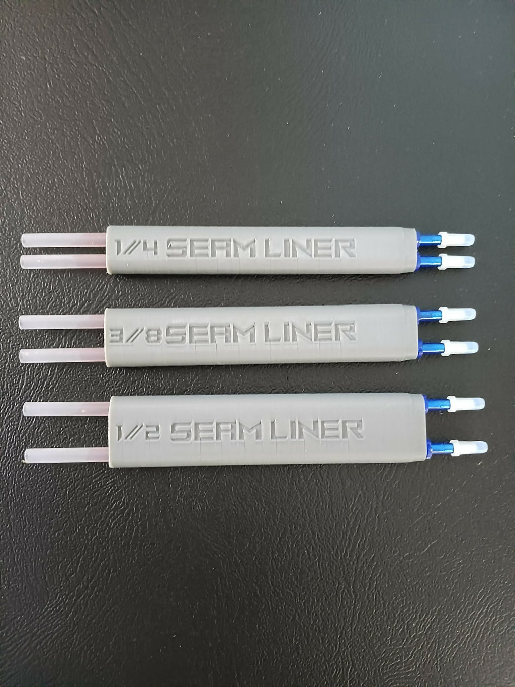 Seam Liner Allowance Pen Holder 3pc Set 1/4 3/8 1/2