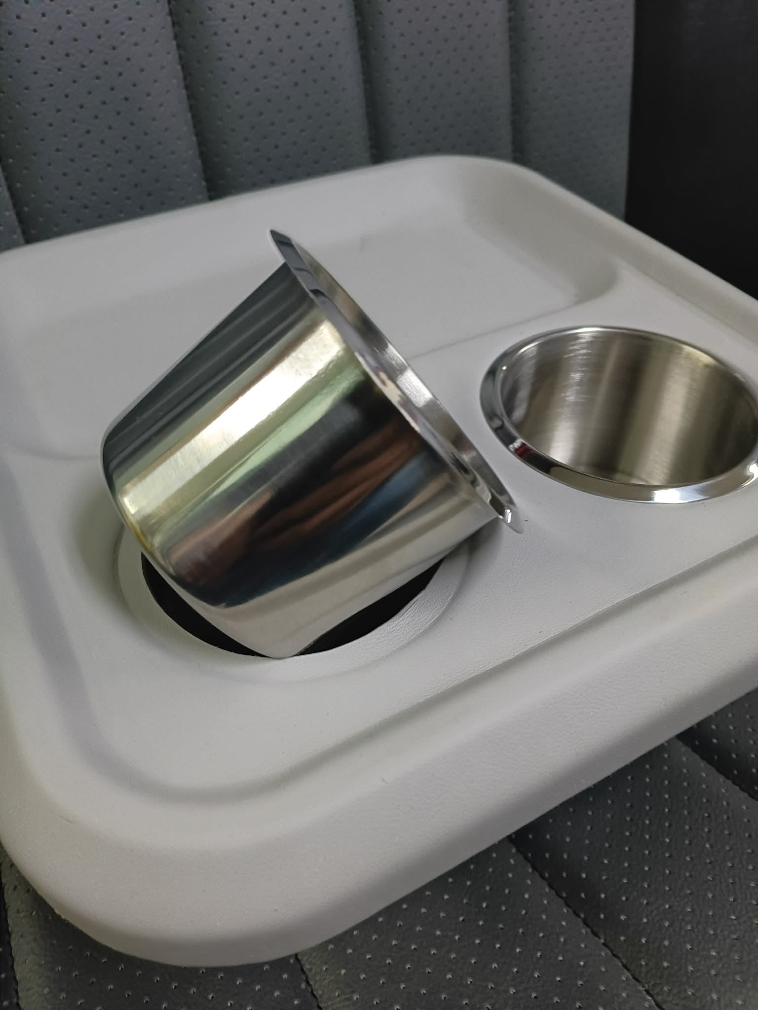Stainless Steel Cup Holder Insert – 2.75" Diameter 2pc Set