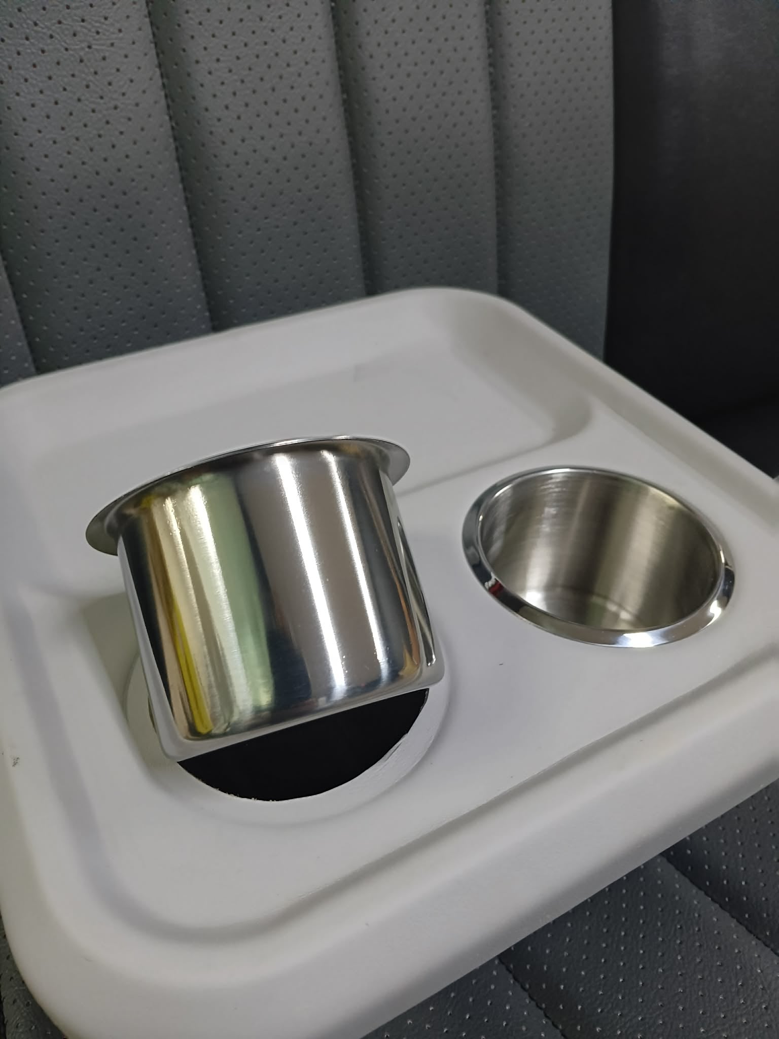 Stainless Steel Cup Holder Insert – 2.75" Diameter 2pc Set