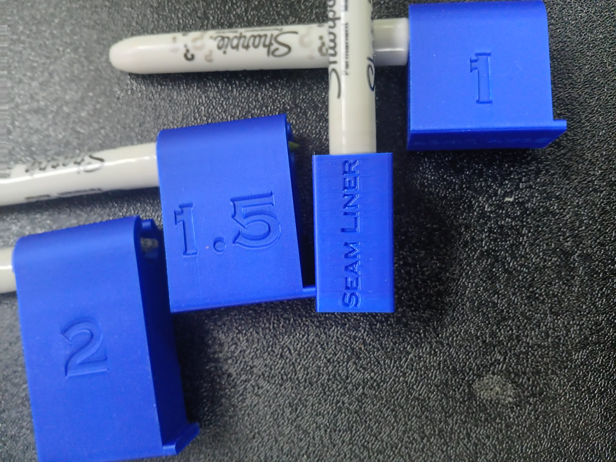 Seam Liner Precision Edge Marking Sharpie Spacers – Set of 4